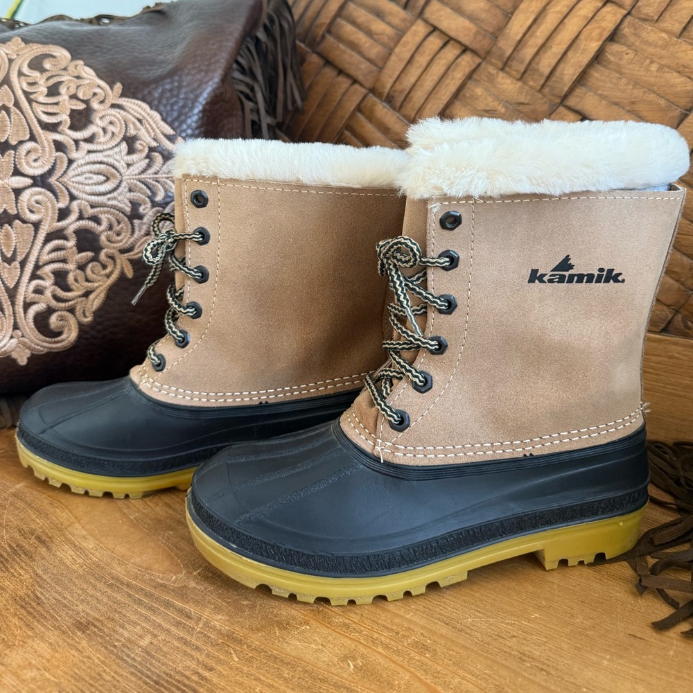 EUC Kamik Vintage Duck Boots Made In Canada Womens Size 5